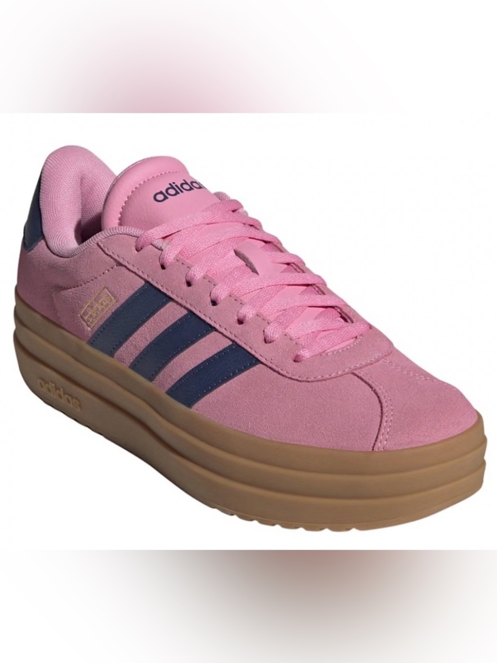 NWT adidas VL Court Bold Pink Sneakers. Size 11.